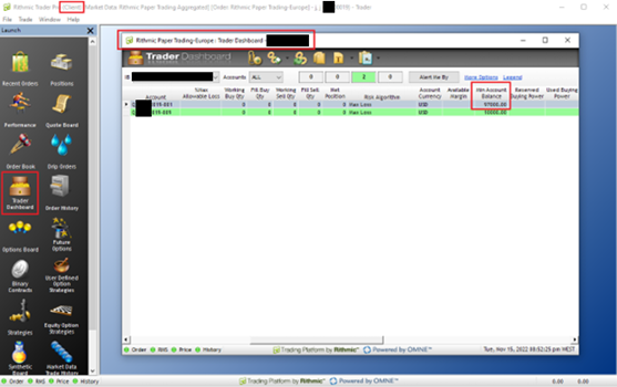 Min Account Balance column in R | Trader Pro